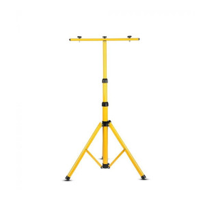 Statyw do halogenów, naświetlaczy LED podwójny 150 cm - żółty