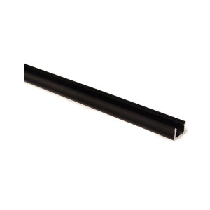 PROFIL aluminiowy nawierzchniowy wąski SLIM czarny typ X do TAŚMY LED - 2 metry