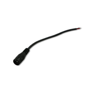 Gniazdo żeńskie DC 2,1 x 5,5 mm z przewodem 13 cm do lutowania
