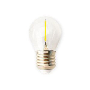Żarówka LED E27 1,3W G45 Filament kulka biała ciepła