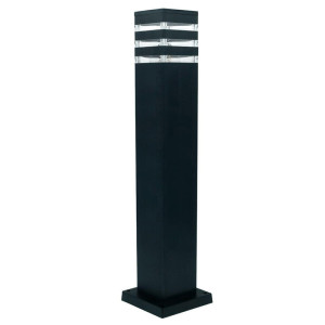 Słupek, lampa ogrodowa E27 60cm czarna