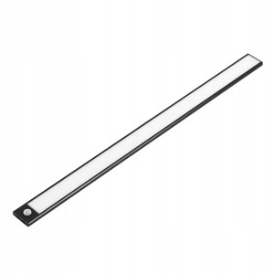 Lampa LED podszafkowa czarna z czujnikiem 2W 40cm USB neutralna