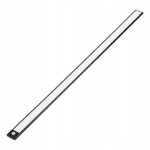 Lampa LED podszafkowa czarna z czujnikiem 3W 50cm USB neutralna