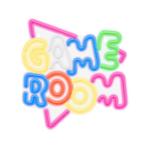 Neon dekoracyjny LED GAME ROOM multikolor z ściemniaczem + USB