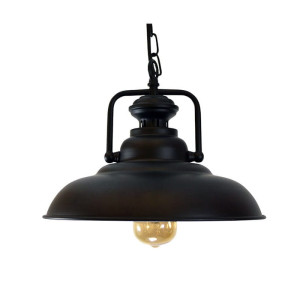 Lampa sufitowa wisząca Iceland Black E27 LED