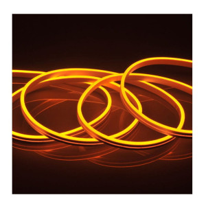 Taśma NEON LED pomarańczowa IP65 - 2 m.