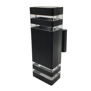 Kinkiet, lampa ogrodowa VELA II 2 x GU10 IP54 - czarny