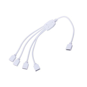 Złączka do taśmy LED RGB 10mm - rozgałęźnik poczwórny