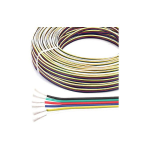 Przewód kabel LED 12/24V 6x0,33mm2 - 1 metr