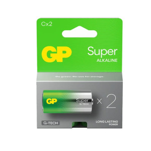 BATERIA GP LR14 R14 C Super Alkaline 1,5V - 2szt.