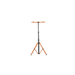 Statyw do halogenów, naświetlaczy LED Classic podwójny 160 cm pomarańczowy + szary