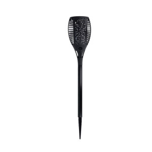 Lampa ogrodowa solarna pochodnia wbijana 12 LED 2,4W IP65 z czujnikiem zmierzchu