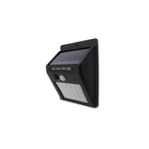 Lampa LED SOLARNA 3W biała zimna z czujnikiem ruchu i zmierzchu