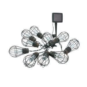 Girlanda ogrodowa solarna LOFCIK 10 LED biała ciepła