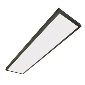 Panel LED natynkowy 120x30 60W 6300lm 4000K czarny sufitowy