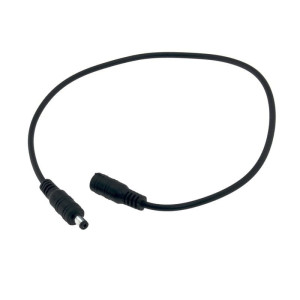 Przedłużacz zasilania DC 40cm wtyk/gniazdo żeńska 2,1 x 5,5 + męska 2,1 x 5,5