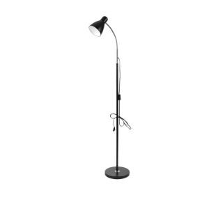 Lampa stojąca podłogowa LAR, max 20W E27, 160 cm, czarna