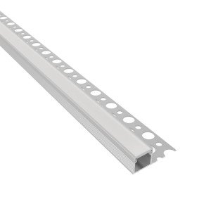 Profil do płytek 2m Ceramic Line K do taśm LED płaski + klosz mleczny 2m