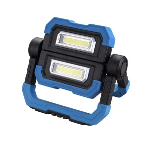 Naświetlacz LED SMD 2x5W biały neutralny 6xAAA przenośny