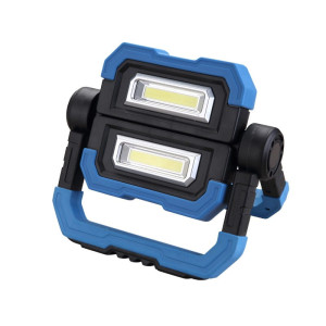 Naświetlacz LED SMD 2x5W biały neutralny z akumulatorem przenośny