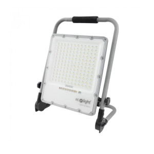 Naświetlacz LED SMD 100W biały neutralny z akumulatorem przenośny