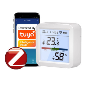 Czujnik temperatury i wilgotności ZigBee TUYA z wyświetlaczem LCD