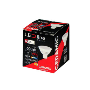 Żarówka LED MR16 5W PRIME zimna 6500K 600lm 10-18V AC/DC