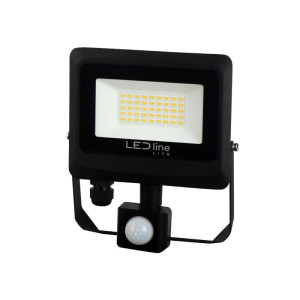 Naświetlacz LED LEDline lampa PHOTON 30W - 4000K biała dzienna z czujnikiem ruchu