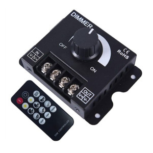 Ściemniacz sterownik LED 12/24V 30A + radiowy pilot