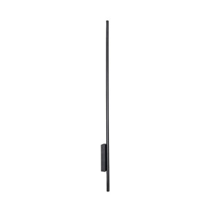 Kinkiet, lampa ogrodowa, elewacyjna LUNA 18W 120 cm IP54 - czarny