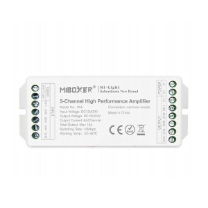 Wzmacniacz 5-kanałowy RGB+CCT 15A 12-24V MILIGHT PA5