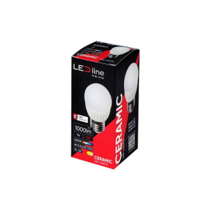 Żarówka LED E27 7W PRIME neutralna 4000K 1000lm kulka G45