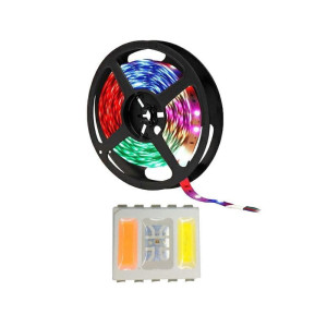 Taśma LED RGBW 24V 300SMD5050 IP20 RGB + CCT biała ciepła do zimna niewodood. - 1m