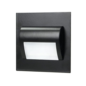 Oprawa schodowa LED 1,5W 12V DRACO biała ciepła - czarna