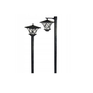 Lampa ogrodowa LED solarna wbijana 153cm biała zimna