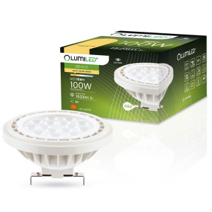 Żarówka LED G53 AR111 12V 15W 38° biała ciepła