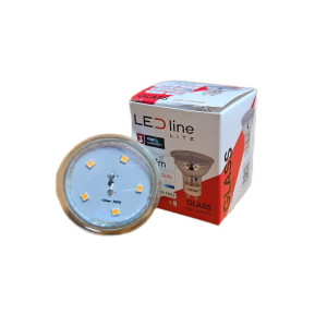 Żarówka LED LEDLINE LITE GU10 1W SMD biała ciepła 120'