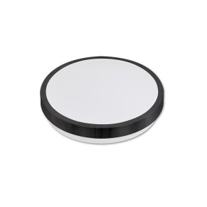 Plafon LED Solen 24W 230V IP44 biały neutralny okrągły czarny