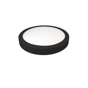 Panel LED PROMA 12W natynkowy okrągły czarny neutralny 4000K