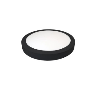 Panel LED PROMA 24W natynkowy okrągły czarny neutralny 4000K