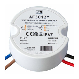 Zasilacz LED 30W 12V 2,5A puszkowy hermetyczny AF3012Y