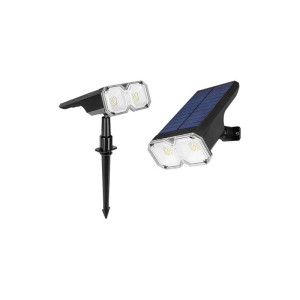 Lampa ogrodowa solarna wbijana 2700K/6500K DUO