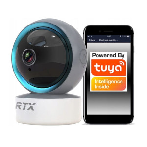 Tuya Inteligentna kamera obrotowa IP Wi-Fi P2P