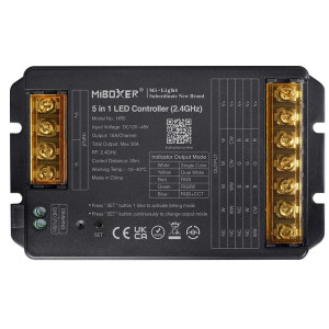 Sterownik LED WiFi 5in1 MONO/CCT/RGB+CCT uniwersalny 30A - HR5