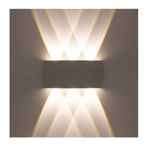 Kinkiet, lampa zewnętrzna PICTO 6x1W IP54 4000K - biały