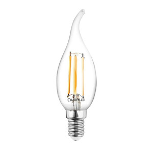 Żarówka LED E14 F35 7W płomyk Filament biała neutralna