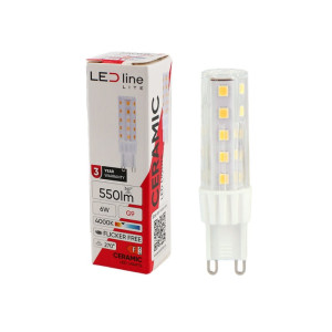Żarówka LED LEDline G9 6W SMD 230V biała dzienna