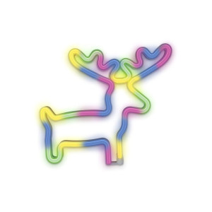 Neon dekoracyjny LED ŁOŚ multikolor Bat + USB FLNE12 Forever Light