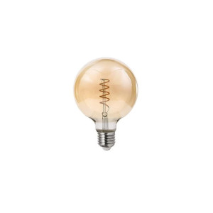 Żarówka LED E27 4W Filament G95 ciepła 2200K Amber ściemnialna
