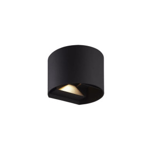 Kinkiet zewnętrzny LEDLINE LITE LED 2x3W 3000K ruchomy czarny CILINDER